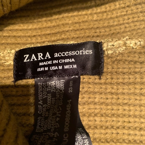 Zara Metallic Knit Hat - Picture 3 of 6